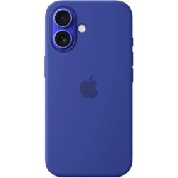 iPhone 16 Silicone Case with MS - Ultramarine
