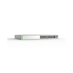 Allied Telesis L3 Stackswitch 24X10/100/1000-T/4XSFP+ Ports + Single Fixed PSU