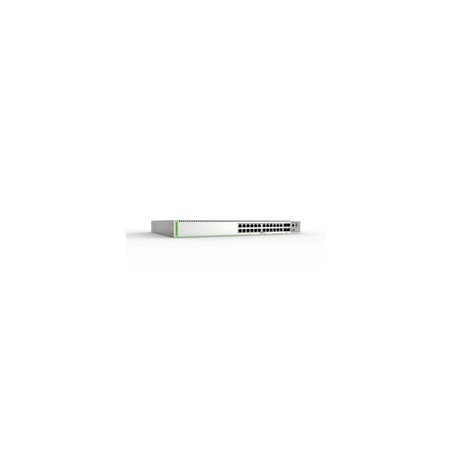 Allied Telesis L3 Stackswitch 24X10/100/1000-T/4XSFP+ Ports + Single Fixed PSU