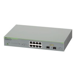 Gigabit webSmart switch, 8x 10/100/1000TX + 2x SFP ports, EU Power Cord.