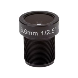 AXIS M12 Megapixel - CCTV objektiv - 1/4" - úchyt M12 - 3.6 mm - f/1.8 (balení 10) - pro AXIS P3904-R M12, P3905-R, P3905-R