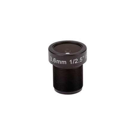 AXIS M12 Megapixel - CCTV objektiv - 1/4" - úchyt M12 - 3.6 mm - f/1.8 (balení 10) - pro AXIS P3904-R M12, P3905-R, P3905-R