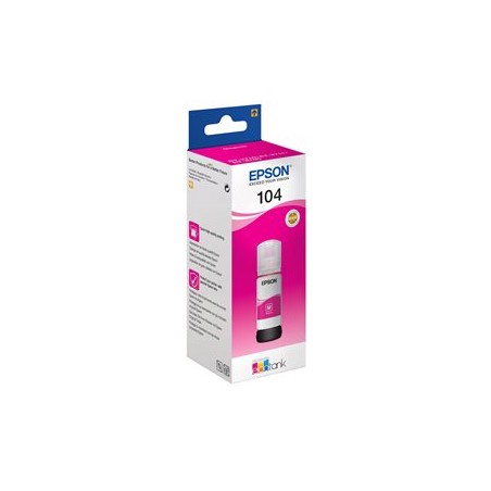 Epson EcoTank 104 - 65 ml - purpurová - originální - inkoustový zásobník - pro EcoTank ET-14100, 1810, 2721, 2810, 2811, 2812