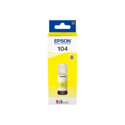 Epson EcoTank 104 - 65 ml - žlutá - originální - inkoustový zásobník - pro EcoTank ET-14100, 1810, 2721, 2810, 2811, 2812