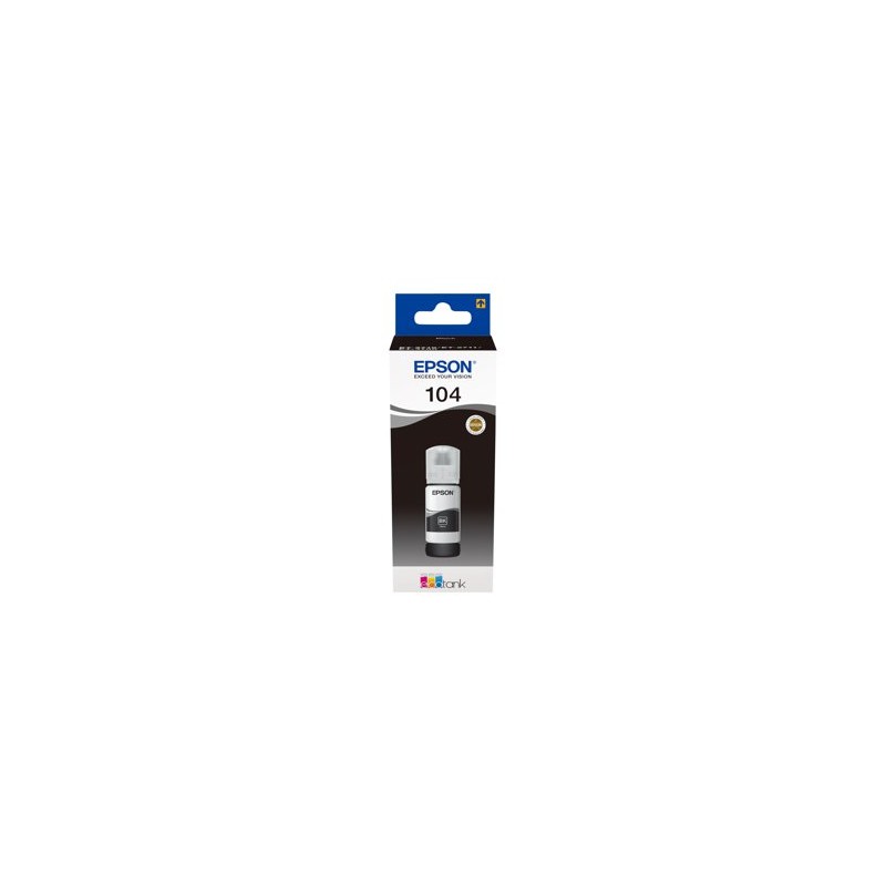Epson EcoTank 104 - 65 ml - černá - originální - inkoustový zásobník - pro EcoTank ET-14100, 1810, 2721, 2810, 2811, 2812