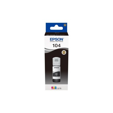 Epson EcoTank 104 - 65 ml - černá - originální - inkoustový zásobník - pro EcoTank ET-14100, 1810, 2721, 2810, 2811, 2812