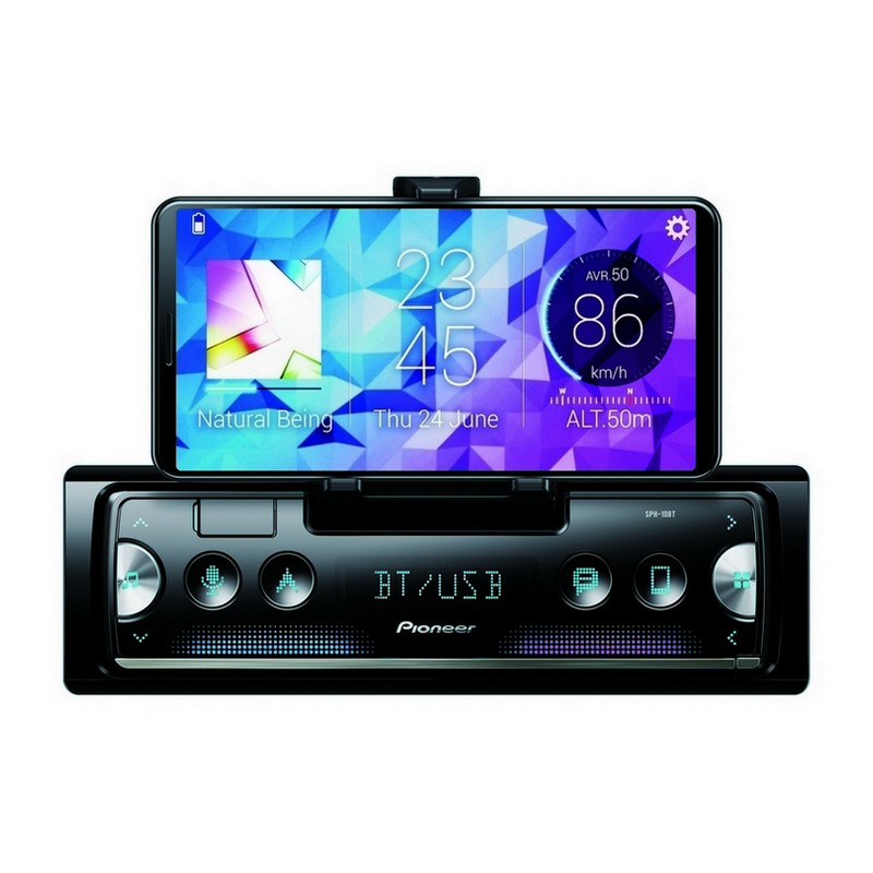 Pioneer SPH-10BT autorádio s USB a držákem telefonu