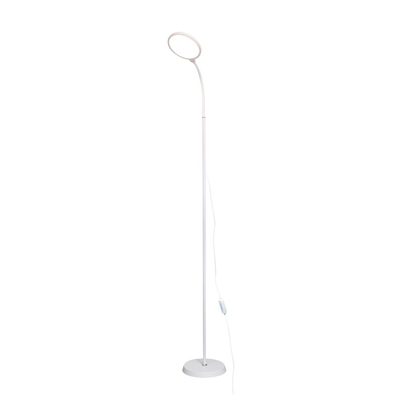 Platinet PFL1084W podlahová LED lampa 10W stmívatelná 2v1, bílá