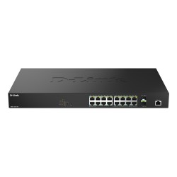 D-Link DMS-1250-18P - Prepínac - L2+ - inteligentní - 16 x 10/100/1000/2.5G (PoE++) + 2 x 10 Gigabit SFP+ - desktop - PoE++