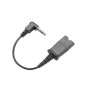 HP Poly - Audio adaptér - audio jack 3,5 mm do rychlé rozpojení - 3 m