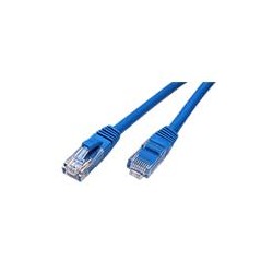 UTP patchkabel kat. 6, LSOH, modrý, 0,5m