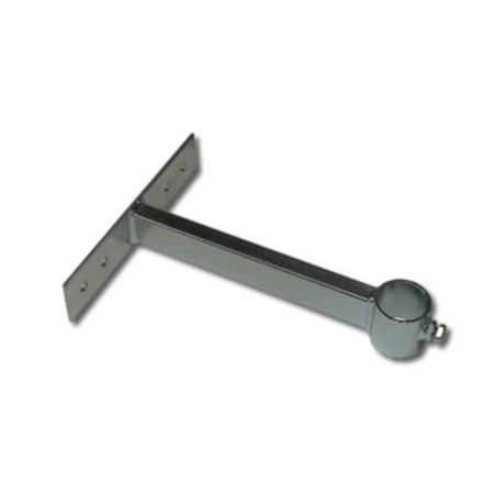 Držák stožáru o průměru 42mm, 25cm od zdi s delším pásem