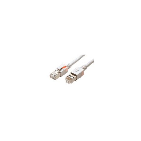 S/FTP patchkabel kat.6, 3m, se světelnou identifikací, šedý