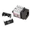 Keystone LEXI net Cat 5e UTP DUAL + oko černý