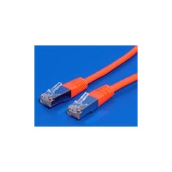 S/FTP patchkabel kat. 6, 10m, červený