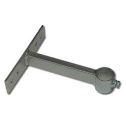 Držák stožáru o průměru 42mm, 20cm od zdi s delším pásem