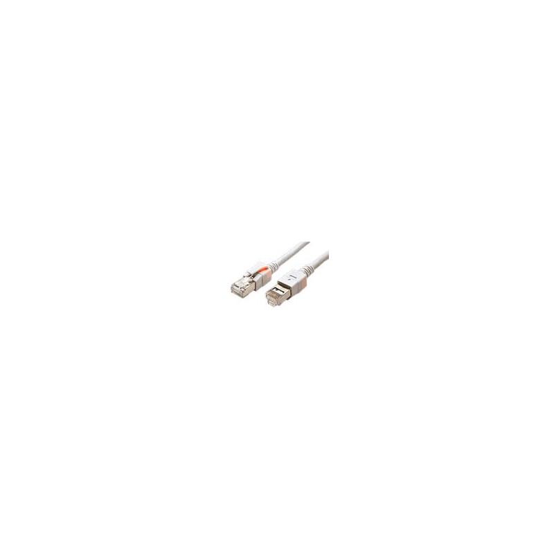 S/FTP patchkabel kat.6, 25m, se světelnou identifikací, šedý