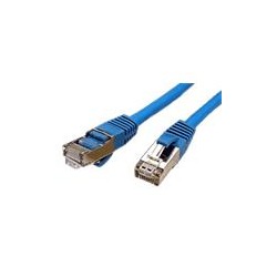 S/FTP patchkabel kat. 6, LSOH, 1m, modrý