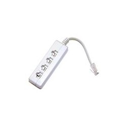 Rozčtyřka RJ45, 1x8p8c/4x8p2c - telefonní