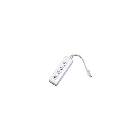 Rozčtyřka RJ45, 1x8p8c/4x8p2c - telefonní