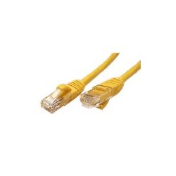 UTP patchkabel kat. 6, LSOH, žlutý, 0,5m