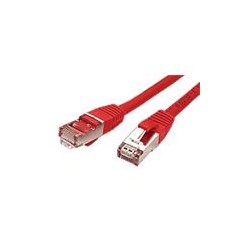 S/FTP patchkabel kat. 6, LSOH, 10m, červený