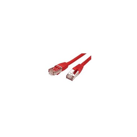 S/FTP patchkabel kat. 6, LSOH, 10m, červený