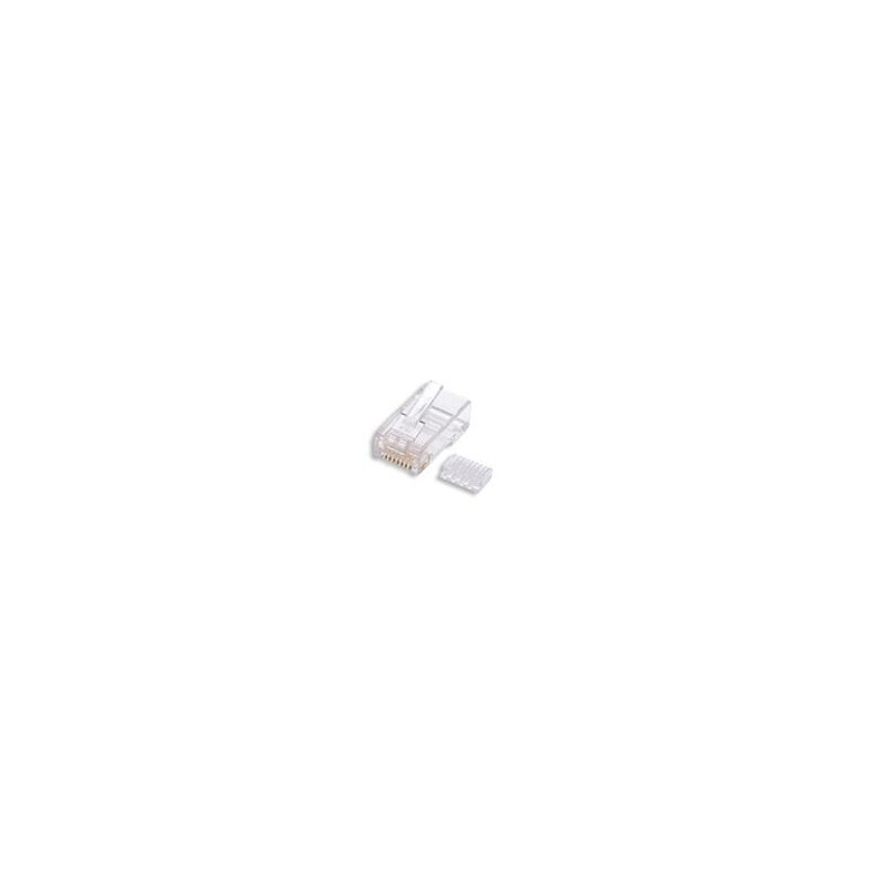 Konektor UTP RJ45 (8p8c), Cat6, 50µm, skládaný, licna(lanko) - 100 ks
