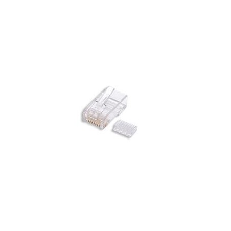 Konektor UTP RJ45 (8p8c), Cat6, 50µm, skládaný, licna(lanko) - 100 ks