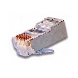 Konektor STP RJ45 (8p8c), Cat5E, 50µm, licna(lanko) - 100 ks