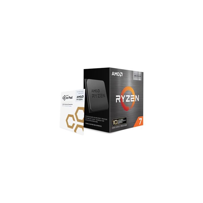 CPU AMD RYZEN 7 5800X3D, 8-core, 3.8 GHz (4.5 GHz Turbo), 102MB cache (4+96), 105W, socket AM4, bez chladiče