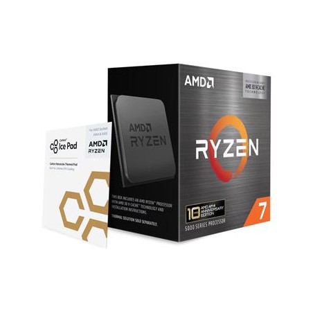 CPU AMD RYZEN 7 5800X3D, 8-core, 3.8 GHz (4.5 GHz Turbo), 102MB cache (4+96), 105W, socket AM4, bez chladiče