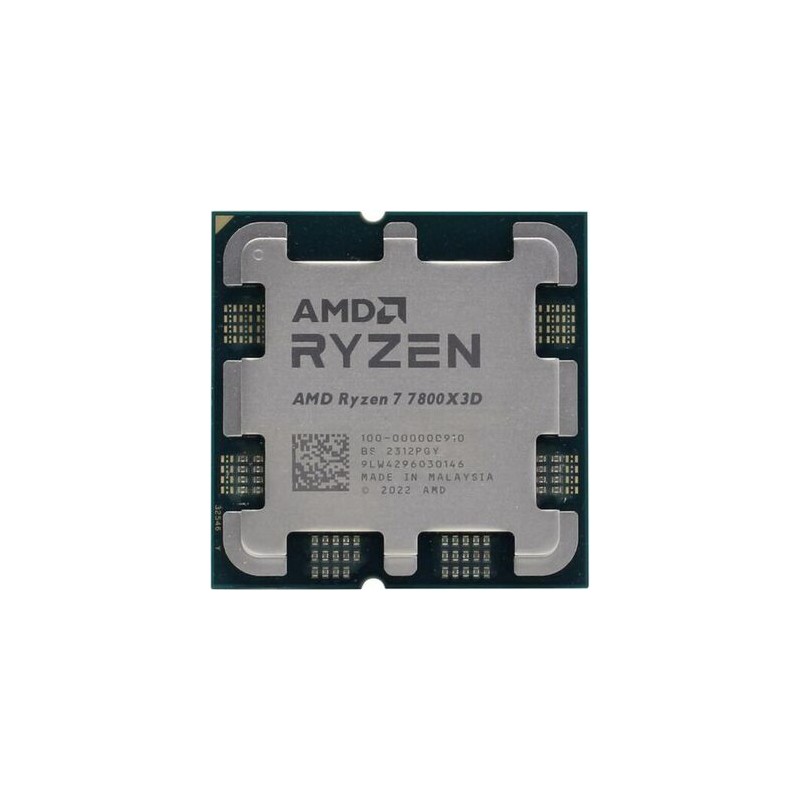 AMD Ryzen 7 8C/16T 7800X3D (4.2/5.0GHz,104MB,120W,AM5) AMD Radeon Graphics/tray without cooler