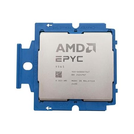 AMD CPU EPYC 9005 Series 72/144T Model 9565/Turin (3.15/4.3GHz Max Boost, 384MB, 400W, SP5) Tray