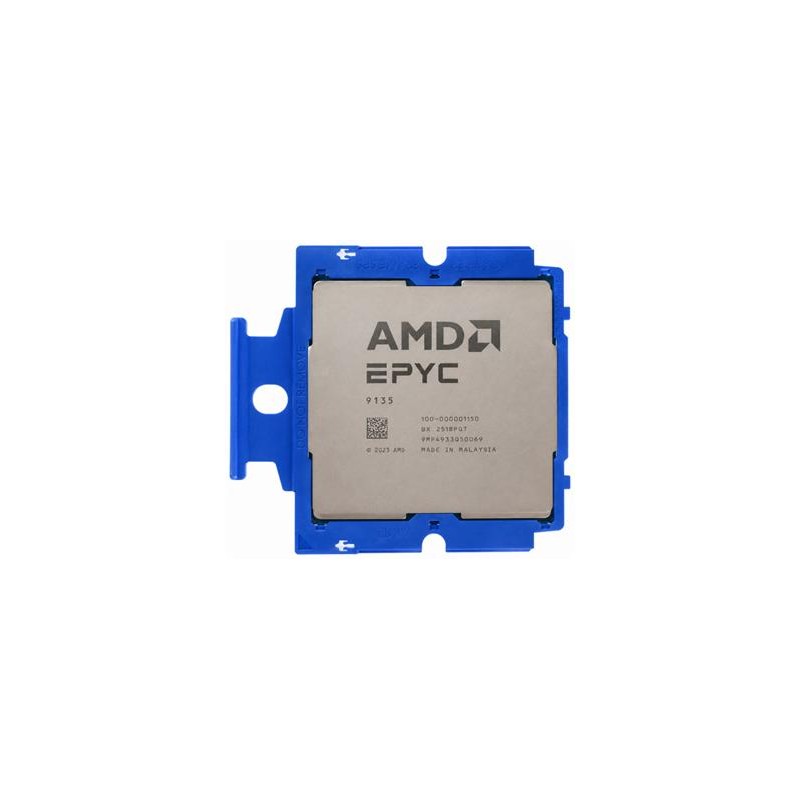 AMD CPU EPYC 9005 Series 16/32T Model 9135/Turin (3.65/4.3GHz Max Boost, 64MB, 200W, SP5) Tray