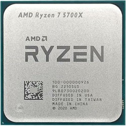CPU AMD RYZEN 7 5700X, 8-core, 3.4GHz, 36MB cache, 65W, socket AM4, bez chladiče, TRAY