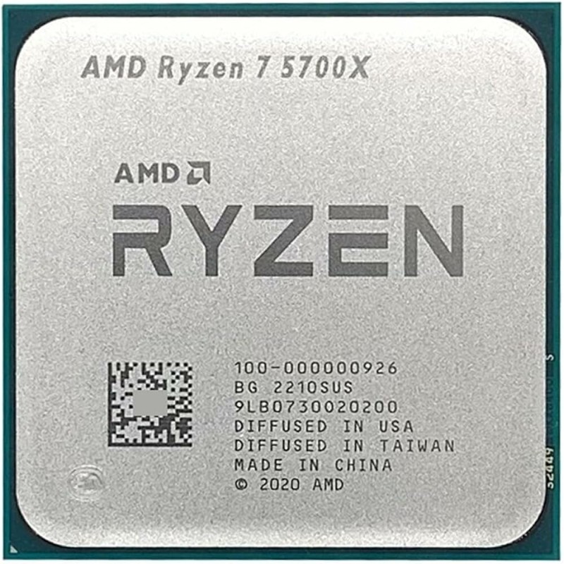 CPU AMD RYZEN 7 5700X, 8-core, 3.4GHz, 36MB cache, 65W, socket AM4, bez chladiče, TRAY