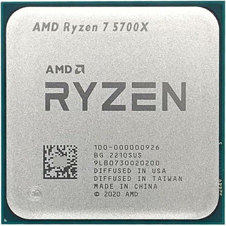 CPU AMD RYZEN 7 5700X, 8-core, 3.4GHz, 36MB cache, 65W, socket AM4, bez chladiče, TRAY