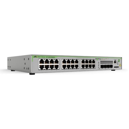 Allied Telesis CentreCOM AT-GS970M/28PS - Přepínač - L3 - řízený - 24 x 10/100/1000 (PoE+) + 4 x SFP (mini-GBIC) (uplink)