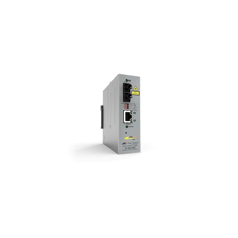 Allied Telesis Industrial Ethernet Media Converter AT-IMC200TP/SC - Konvertor médií s optickými vlákny - 100Mb LAN - 10Base-T
