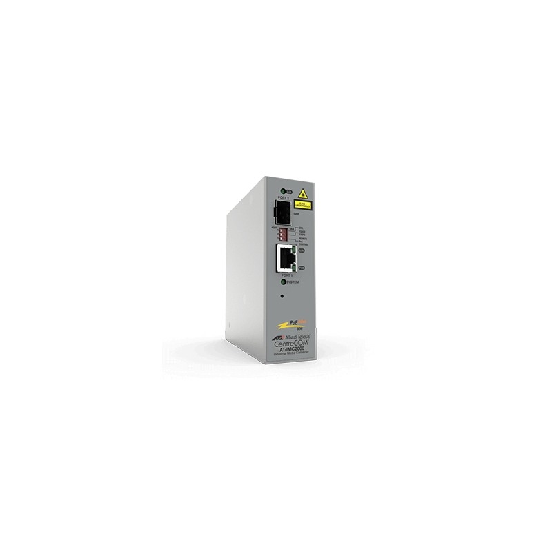 Allied Telesis Industrial Ethernet Media Converter AT-IMC2000TP/SP - Konvertor médií s optickými vlákny - 1GbE - 10Base-T