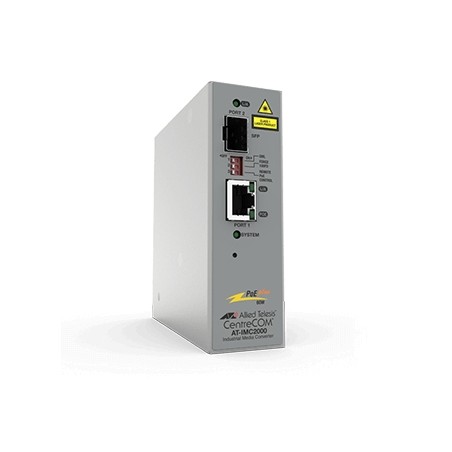 Allied Telesis Industrial Ethernet Media Converter AT-IMC2000TP/SP - Konvertor médií s optickými vlákny - 1GbE - 10Base-T