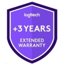 Logitech Extended Warranty - Prodloužená dohoda o službách - výměna nebo oprava (pro video conferencing devices) - 3 let (z