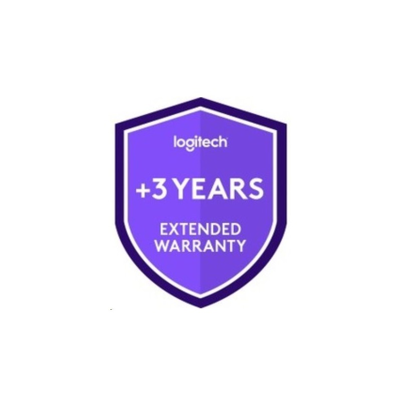 Logitech Extended Warranty - Prodloužená dohoda o službách - výměna nebo oprava (pro video conferencing devices) - 3 let (z