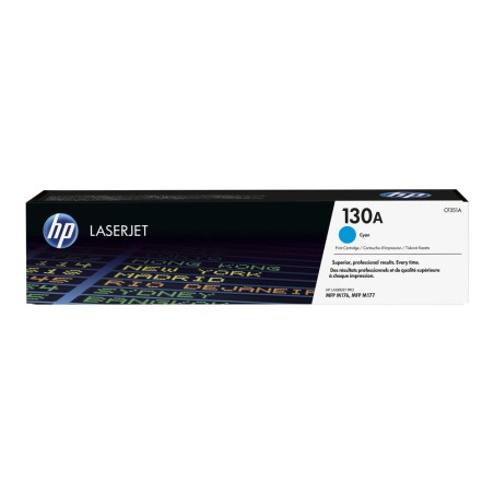 HP 130A Cyan LJ Toner Cart, CF351A (1,000 pages)