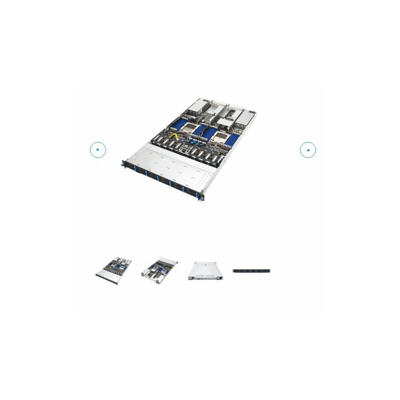 ASUS 1U RS700A-E13-RS12U 2 xSP5 (LGA 6096P) 24xDDR5/ 12x(4-8 SAS/Sata // 12xNvme Opti. ) /OCP/1xLAN/2KW 90SF0451M000M0