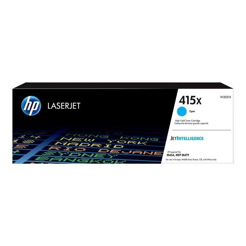 HP 415X Cyan LaserJet Toner Cartridge (6,000 pages)