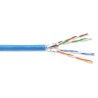 PremiumCord CAT6A FTP Kabel 4x2,drát AWG23,čistá měď 1m LSOH