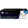 HP 125A CMY 3-pack LJ Toner Cart, CF373AM (1,400 / 1,400 / 1,400 pages)