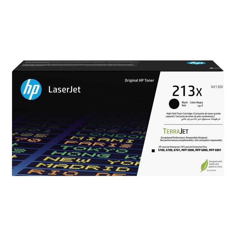 HP 213X Blk Original LaserJet Toner Crtg (9,000 pages)